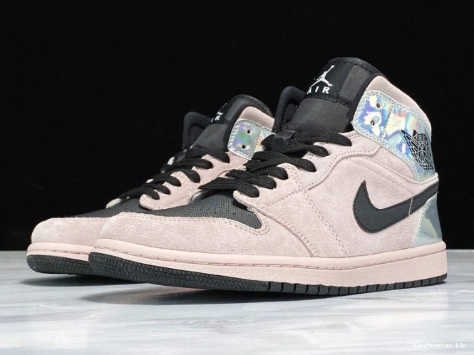 Boostmaster lin BQ6472-602 Iridescent 1 Dirty Mid Powder Air Jordan (W) 0708